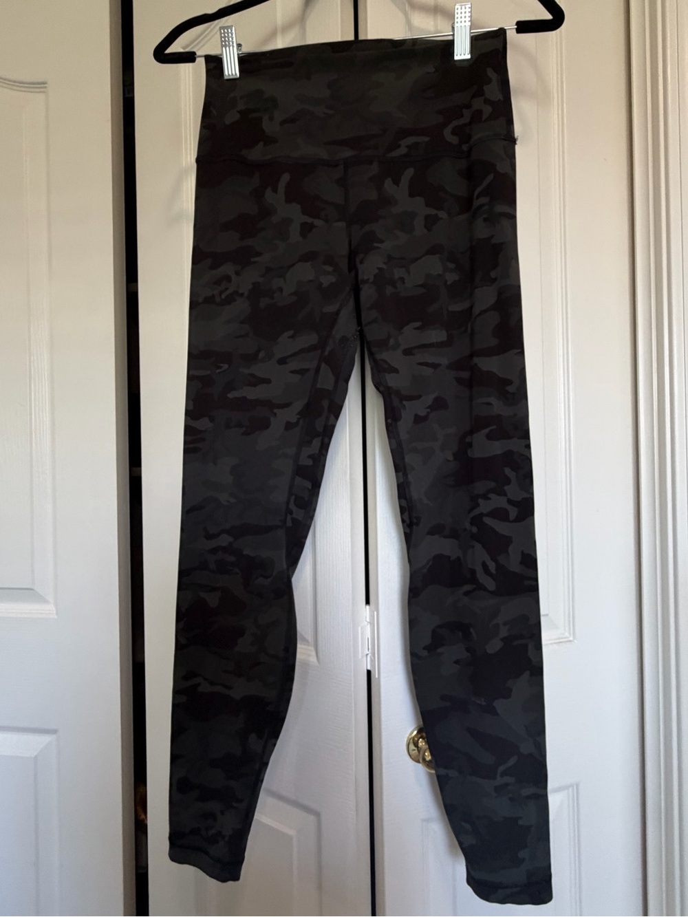 lululemon athletica Olive Green & Black Camo High-Rise Leggings